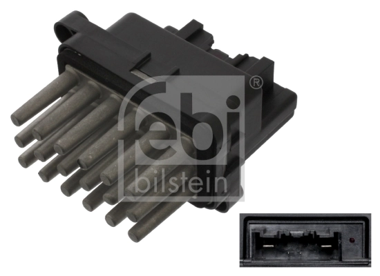 Resistor, interior blower